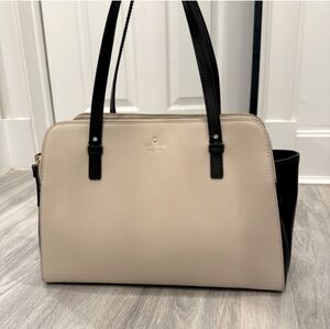 Kate Spade Two-Tone Black and Cream Shoulder Bag